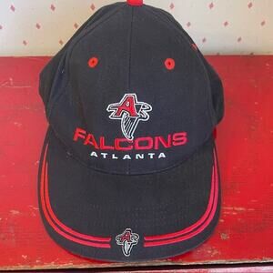 Vintage Atlanta Falcons NFL Strapback Hat Twins Enterprise Made in Taiwan
